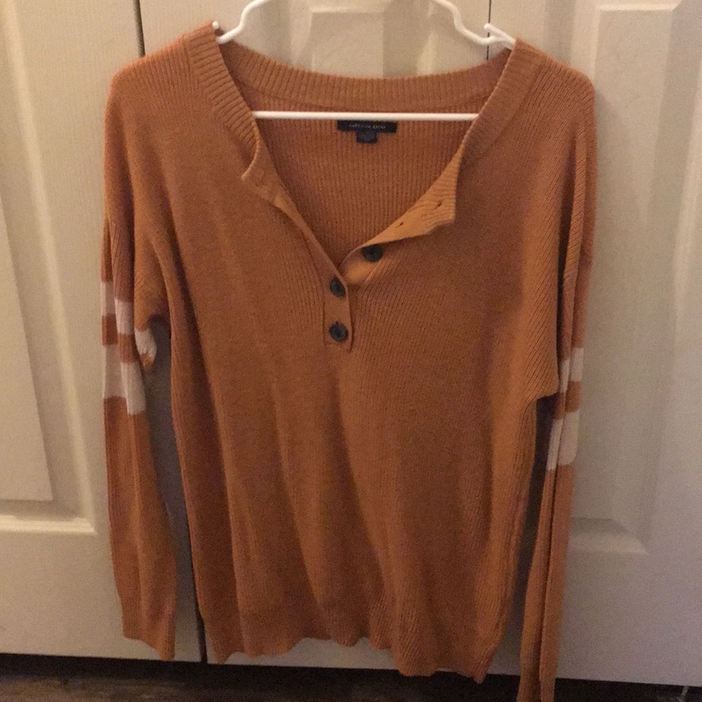 American Eagle Varsity Striped Sweater